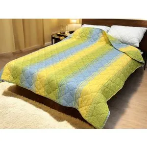 Prekrivač Singl 140x200cm mikrofiber Blue/green