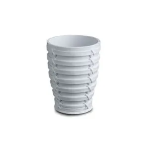 Primanova čaša za četkice Palm bela PVC M-E59-01