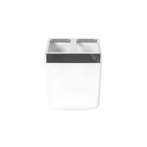Primanova čaša za četkice Toscana bela PVC M-SA03-01