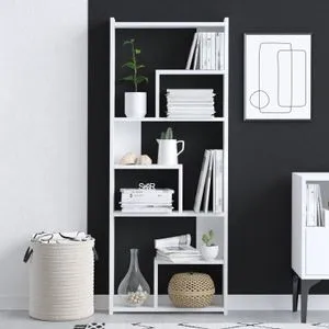 Prins White Bookshelf
