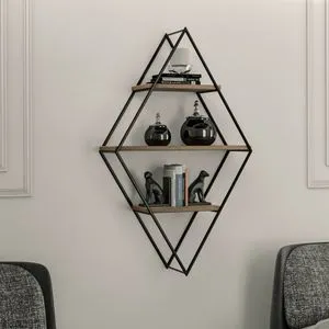 Prizma Black
Walnut Wall Shelf
