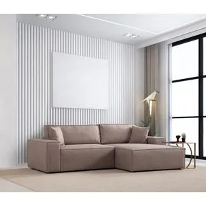 Pırlo Corner Right - Brown Brown Corner Sofa-Bed