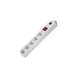 Produžni kabl 5r/3m sa prekidačem i zaštitom 3x1,5mm - beli