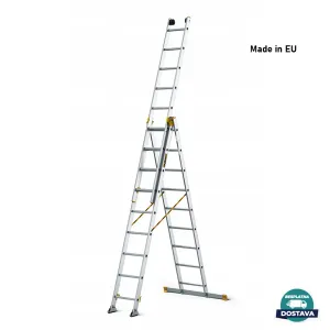 Profesionalne Trodelne Aluminijumske Merdevine 3x9 MAX