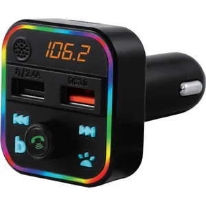 PROSTO BT FM transmiter BT74  i USB auto punjaè, MP3 plejer, BASS boost, RGB