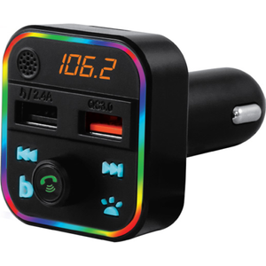 PROSTO BT FM transmiter BT74  i USB auto punjač, MP3 plejer, BASS boost, RGB