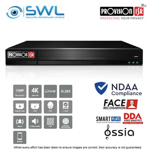 PROVISION-ISR NVR12-16400PFAN(1U) 16CH NVR PREPOZNAVANJE LICA 16X POE 2X HDD