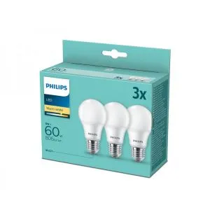 PS727 LED SIJALICA 8W (60W) A60 E27 WW FR ND 3PF/6 DISC