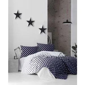 Puanline - Dark Blue Dark Blue
White Ranforce Single Quilt Cover Set (EU) (IT)