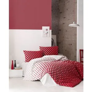 Puanline - Red Red
White Ranforce Super King Quilt Cover Set (FR)