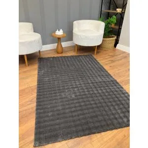 Puffy Bubble Duz - Anthracite Anthracite Carpet (80 x 300)