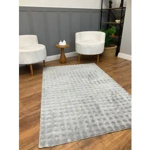 Puffy Bubble Duz - Grey Grey Carpet (80 x 150)