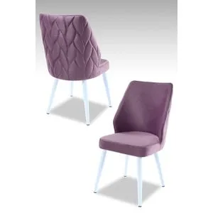 Pufi - Lilac, White Lilac
White Chair Set (4 Pieces)