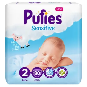 Pufies Sensitive pelene Maxi Pack, veličine 2–3