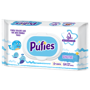 Pufies vlažne maramice sensitive  64 kom
