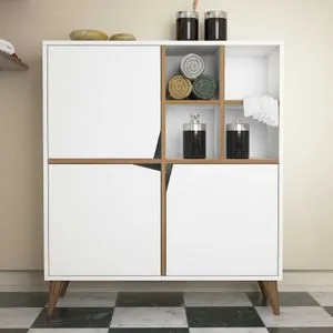 Pulse - White, Walnut White
Walnut Multi Purpose Cabinet