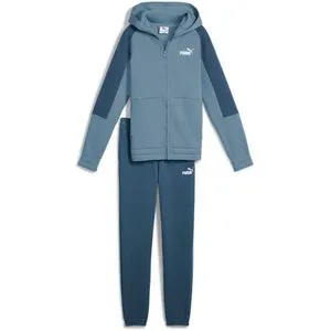 Puma Komplet Trenerka Puma Ess Block Hooded Full-Zip Sweat Suit Fl B Za Dečake
