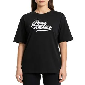 Puma majica Puma Graphics Relaxed Varsity Tee za žene