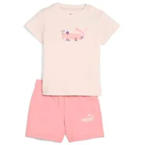 Puma Puma Minicats Sandy Adventures Tee And Shorts Set Inf Devojčice Uzrasta 0-4 Godine