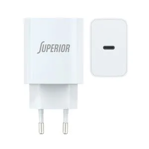 Punjač Superior SU-4500 45W, beli, bez kabla