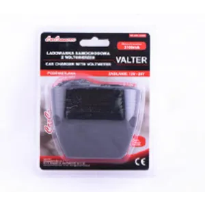 PUNJAC ZA VOZILO 12/24V, 3,1A SA 2 USB ULAZA SA VOLTMETROM