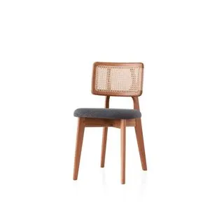 Punto - 4452 Stolica od Hrasta u Tamno Sivoj Boji