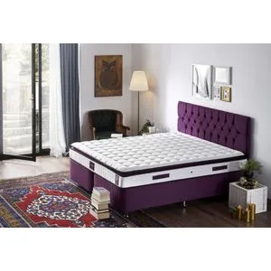 Purple 200x200 cm Double Size Padded Soft Mattress White
Purple Mattress
