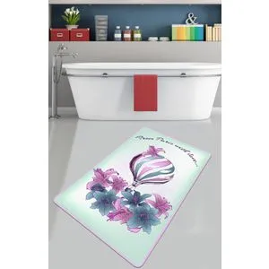 Purple Balloon (70 x 120) Multicolor Bathmat