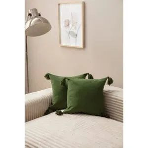 Puskul - Green Green Cushion Cover Set (2 Pieces)