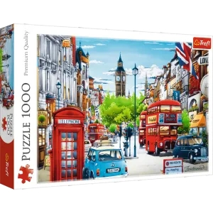 Puzzle 1000 delova - Ulice Londona