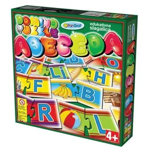 Puzzle domino abeceda Pangraf #1-DPAB