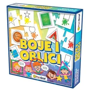 Puzzle edukativna igra boje i oblici Pangraf #1-Bio