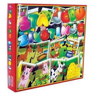 Puzzle šta jedu životinje Pangraf #1-PSJZ