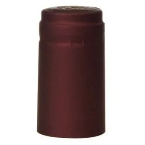 Pvc kapice za flaše 31x60 mm bordo