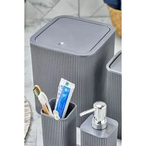 PZR-060 Sivi Set za Kupatilo (5 Delova)