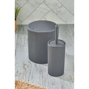 PZR-064 Anthracite Bathroom Set (2 Pieces)