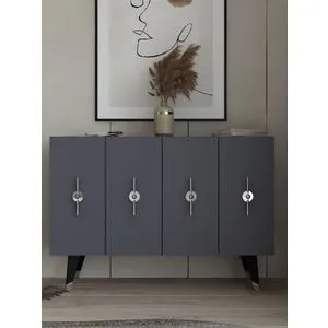 Quart Ramada - Srebrna, Antracit Srebrna Konsola