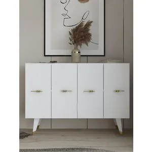 Quart Salkım - Gold, White Gold
White Console