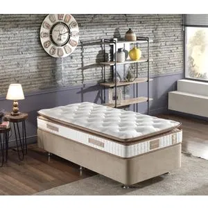 Queen 120x200 cm Single Size Padded Firm Mattress White
Brown Mattress