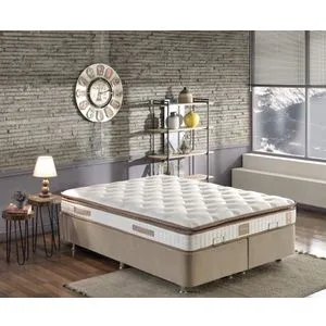 Queen 140x200 cm Double Size Padded Firm Mattress White
Brown Mattress
