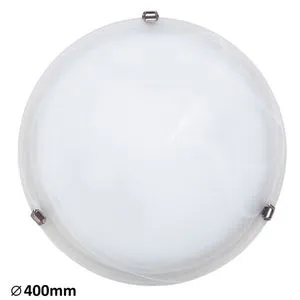 Rabalux Alabastro plafonjeraD40 E27 2x60Wbela/hrom