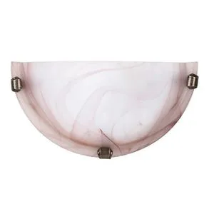 Rabalux Alabastro zidna lampa E27 60W tabaco/bronza