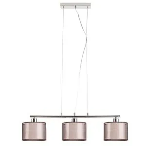 Rabalux Anastasia Visilica E27 3x60W hrom/braon Moderna rasveta