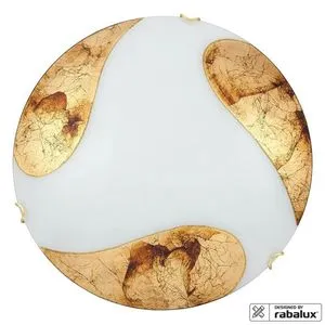 Rabalux Art zlatna plafonjera E27 2x60W