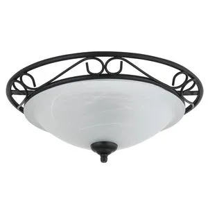 Rabalux Athen plafonjeraD37 E27 2x60W mat crna Klasična rasveta