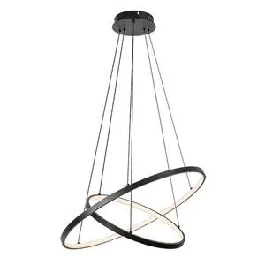 Rabalux Beliza luster crni 72345