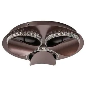 Rabalux Capriana, plafonjera, LED 3X12W, moccha
