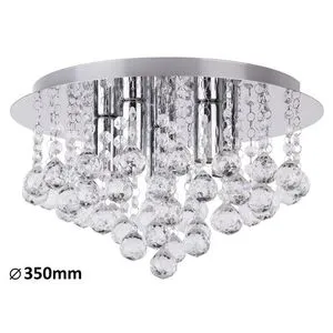 Rabalux Corinna plafonska lampa E14 5x40W hrom Moderna rasveta