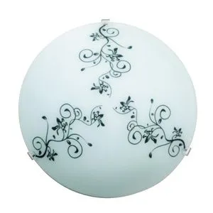 Rabalux crnaoomy plafonjera D25 E27 60W, bela