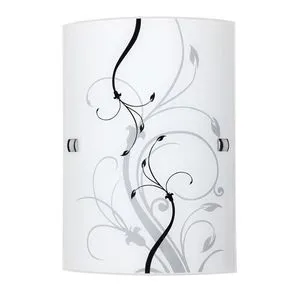 Rabalux Elina zidna lampa260x180E27 60W crna/bela